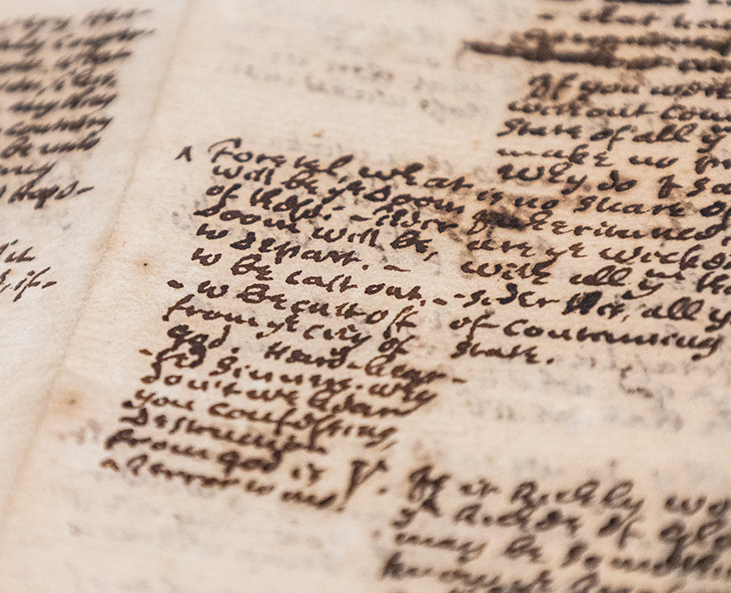 Reverend Cotton Mather Autograph Manuscript of a Sermon.