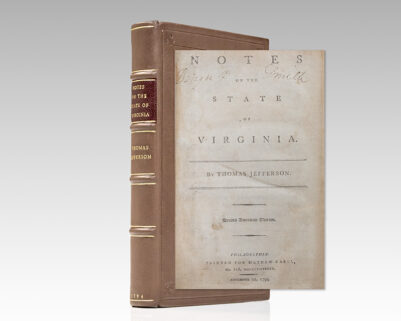Notes on the State of Virginia.