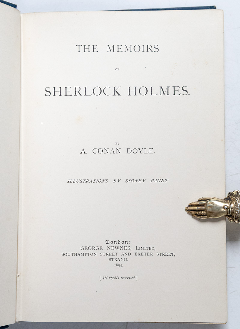 The Adventures of Sherlock Holmes and The Memoirs of Sherlock Holmes.