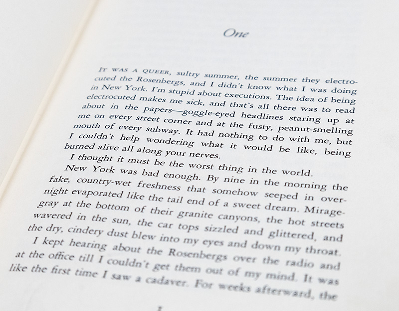 The Bell Jar.