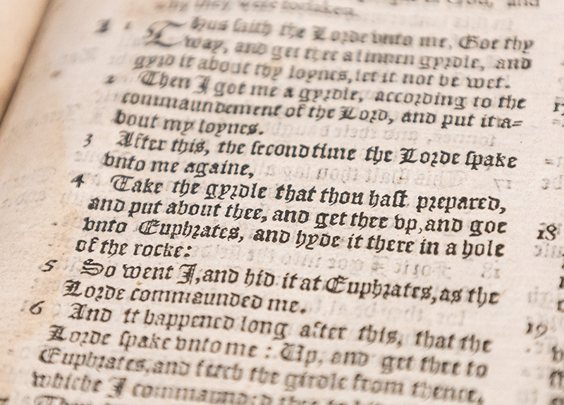 The Thirde Parte of the Bible, Conteining These Bookes. The Psalter. The Proverbes. Ecclesiastes. Cantica Canticorum. The Prophetes.