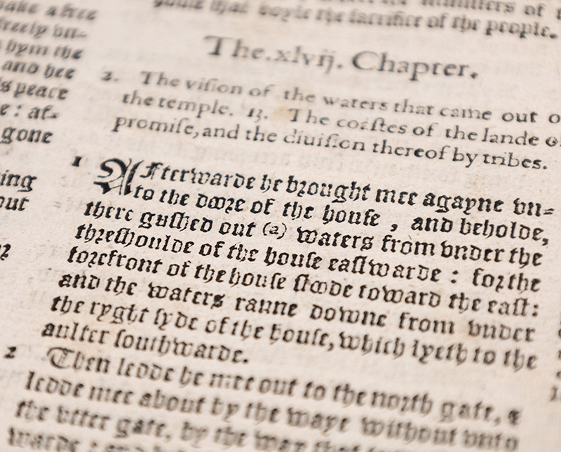 The Thirde Parte of the Bible, Conteining These Bookes. The Psalter. The Proverbes. Ecclesiastes. Cantica Canticorum. The Prophetes.