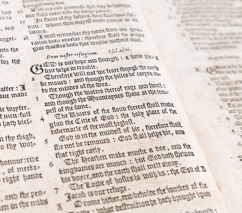 The Thirde Parte of the Bible, Conteining These Bookes. The Psalter. The Proverbes. Ecclesiastes. Cantica Canticorum. The Prophetes.