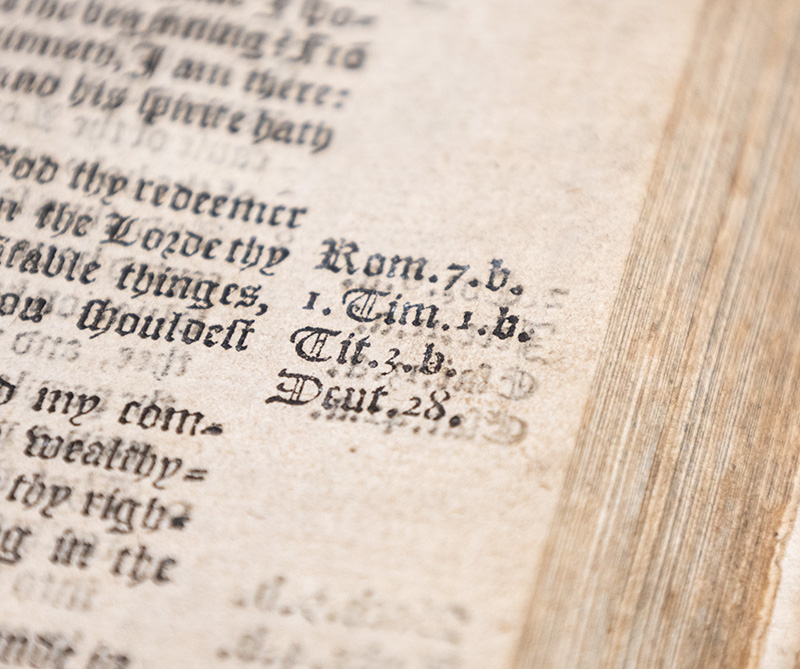 The Thirde Parte of the Bible, Conteining These Bookes. The Psalter. The Proverbes. Ecclesiastes. Cantica Canticorum. The Prophetes.