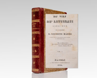 De’ Vizj De’ Letterati. [On the Vices of Men of Letters].