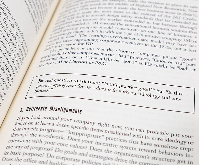 Built to Last: Successful Habits of Visionary Companies.