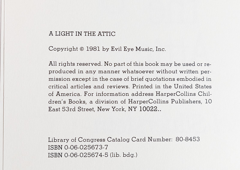 A Light In the Attic.