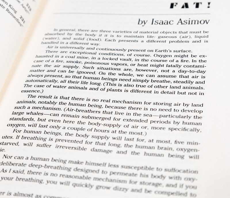 The Science Fiction Weight-Loss Book.