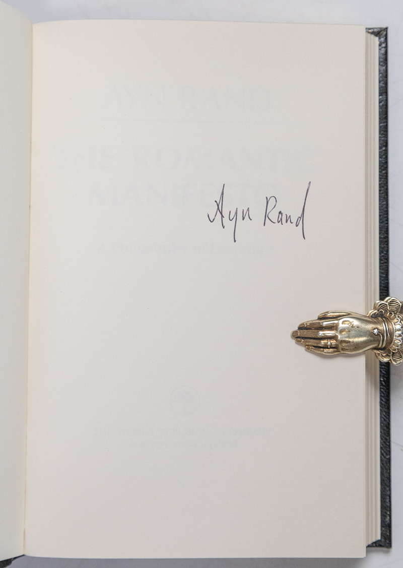 The Romantic Manifesto: A Philosophy of Literature.