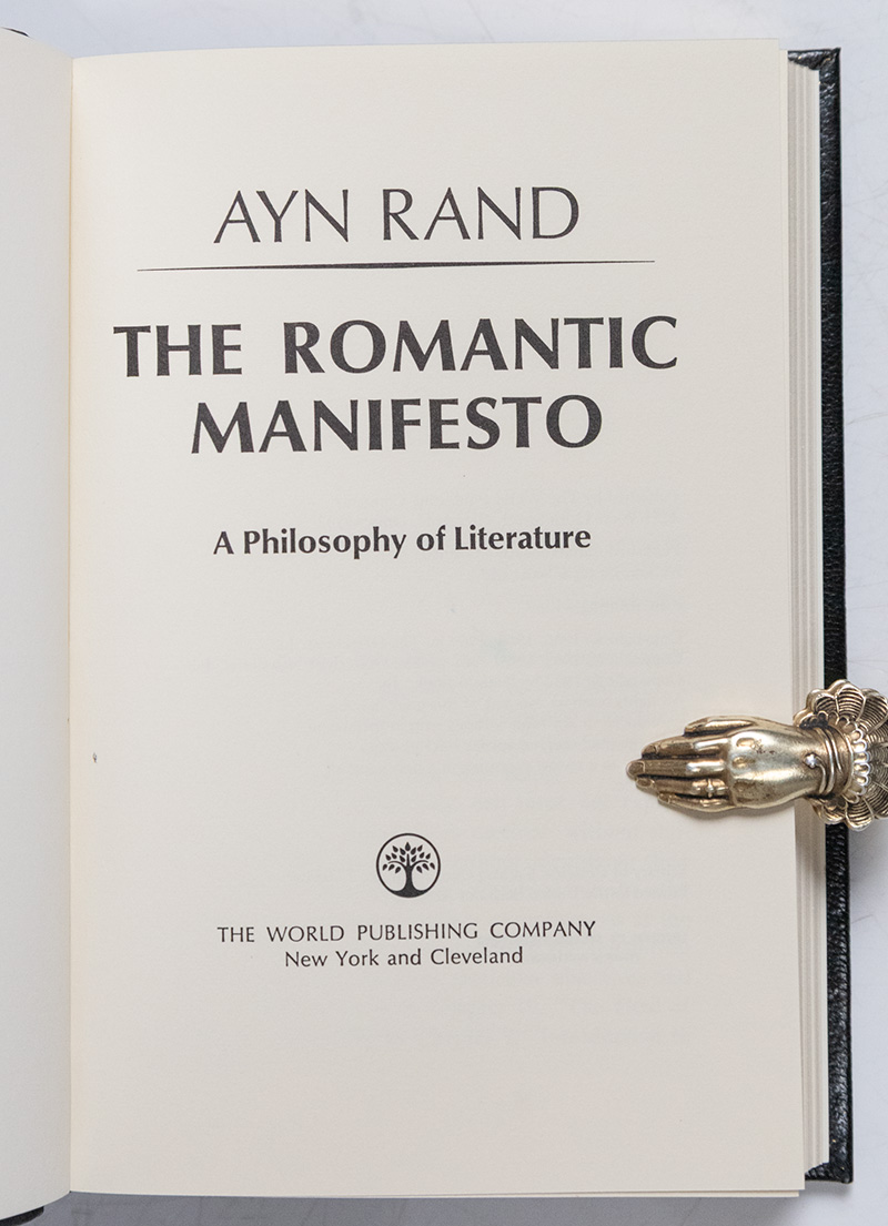 The Romantic Manifesto: A Philosophy of Literature.