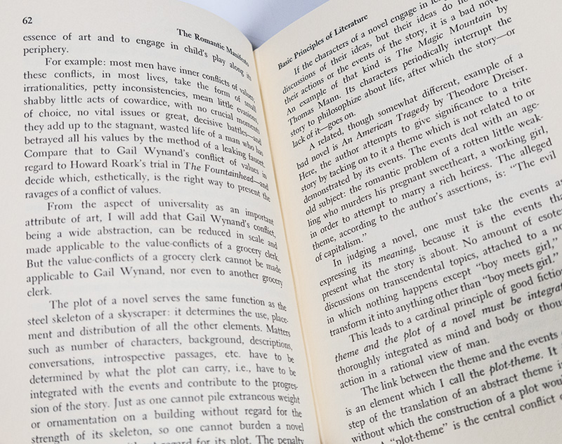 The Romantic Manifesto: A Philosophy of Literature.