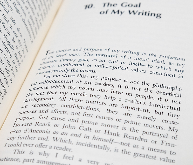 The Romantic Manifesto: A Philosophy of Literature.