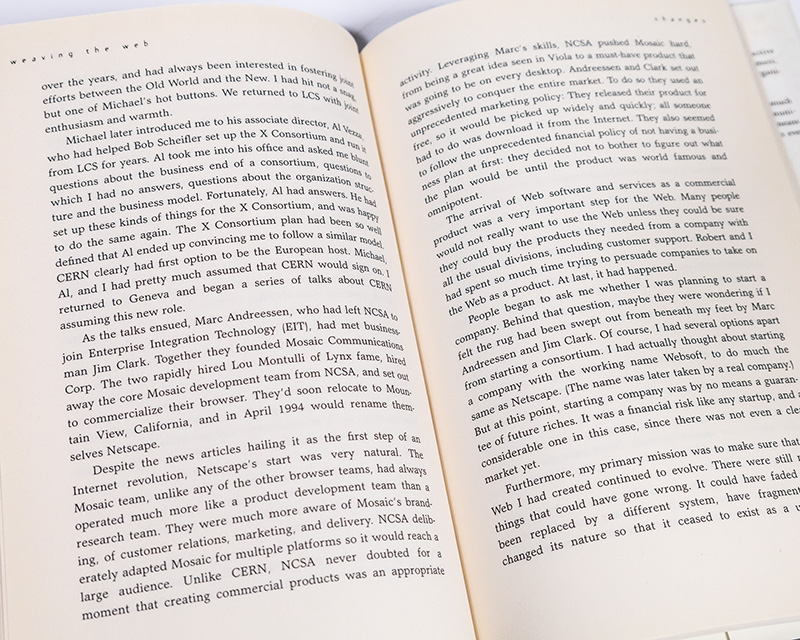 Weaving the Web: The Original Destiny of the World Wide Web by It's Inventor.