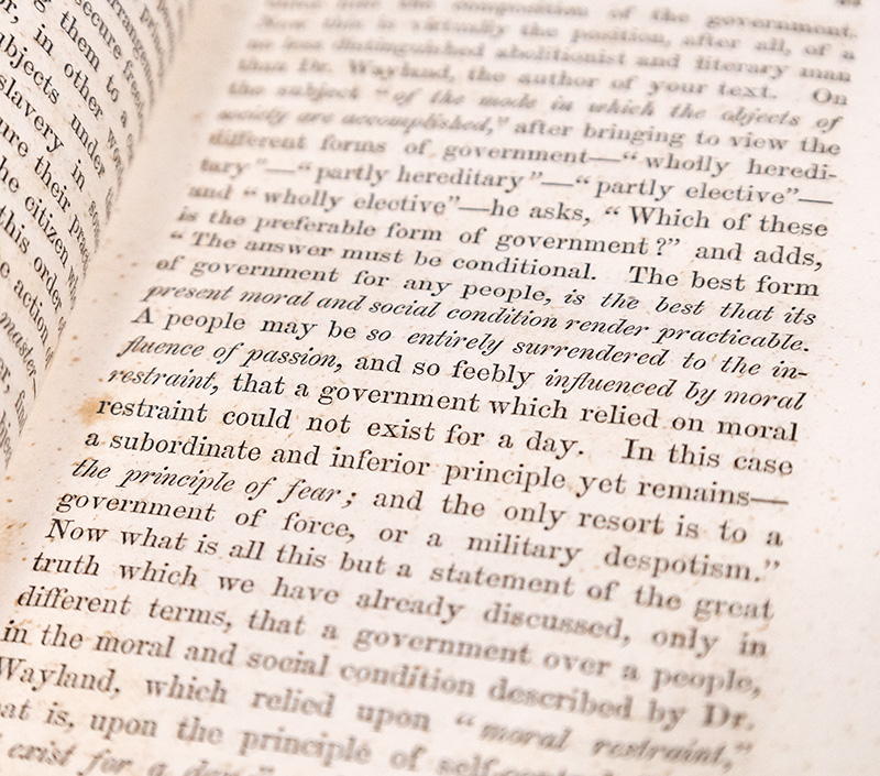 Lectures on the Philosophy and Practice of Slavery, as Exhibited in the Institution of Domestic Slavery in the United States: With the Duties of Masters to Slaves.