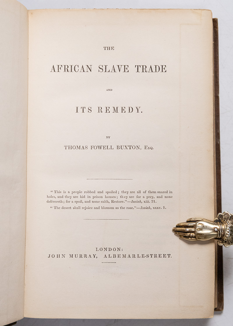 The African Slave Trade and its Remedy.