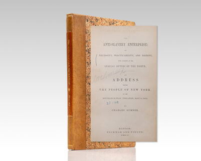 The Anti-Slavery Enterprise: its Necessity, Practicability, and Dignity, With Glimpses at the Special Duties of the North. An Address before the People of New York, At the Metropolitan Theatre, May 9, 1855.
