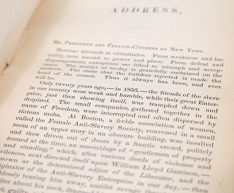 The Anti-Slavery Enterprise: its Necessity, Practicability, and Dignity, With Glimpses at the Special Duties of the North. An Address before the People of New York, At the Metropolitan Theatre, May 9, 1855.