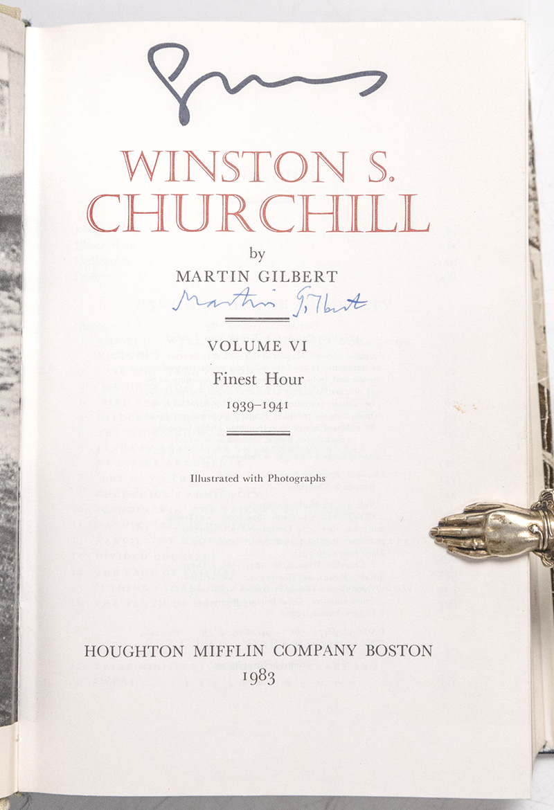 Winston S. Churchill: Finest Hour 1939-1941. - Image 2