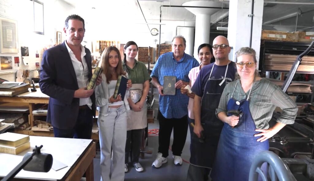 Harcourt Bindery staff