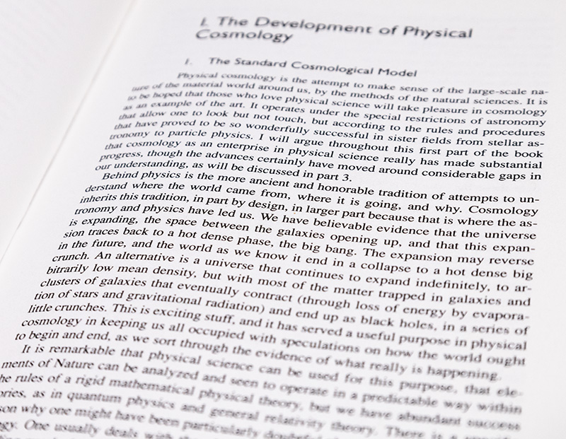 Principles of Physical Cosmology.