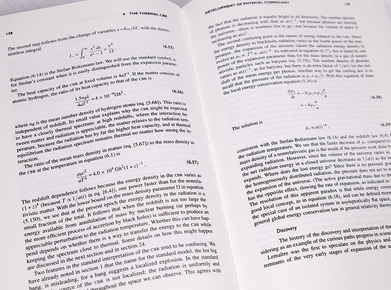 Principles of Physical Cosmology.