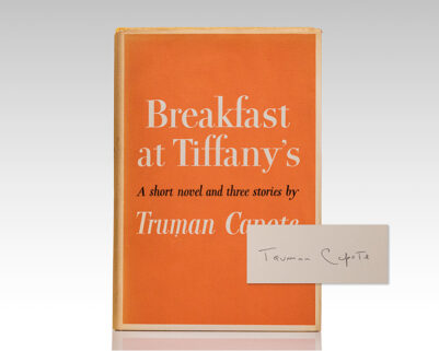 Breakfast At Tiffany's. A Short Novel and Three Stories.