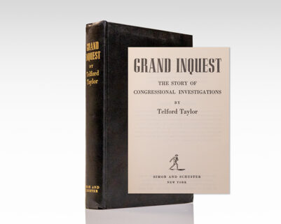 Grand Inquest: The Story of Congressional Investigations.