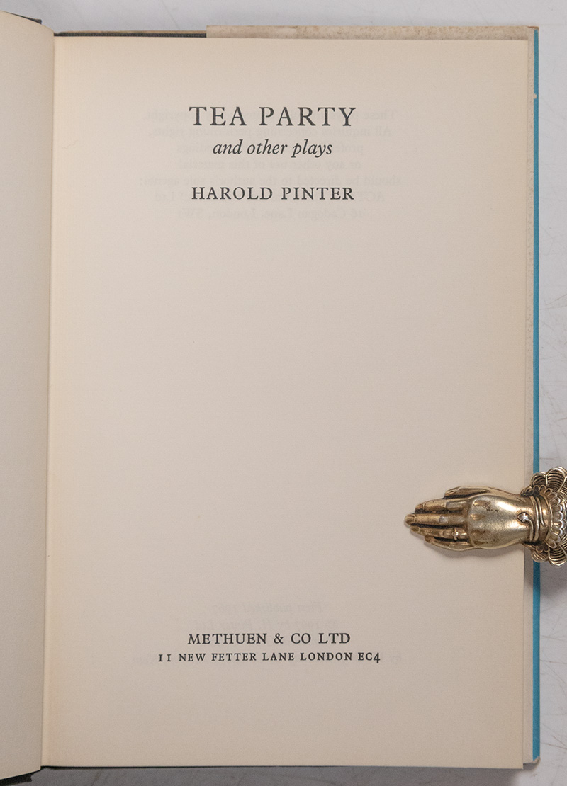 Tea Party and Other Plays.