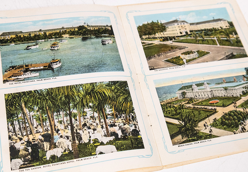 Souvenir of The Palm Beaches, Florida.