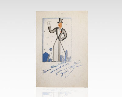 Irving Berlin and Moss Hart Signed Dinner Invitation.