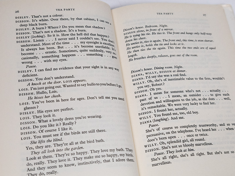 Tea Party and Other Plays.