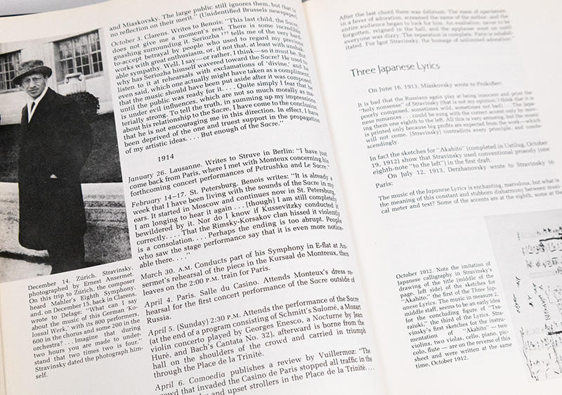 Stravinsky: In Pictures and Documents.