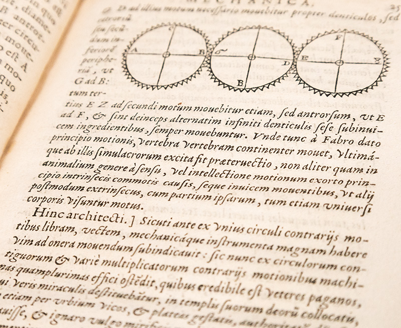 Mechanica Graeca, emendata, Latina facta, & commentariis illustrata ab Henrico Monantholio.