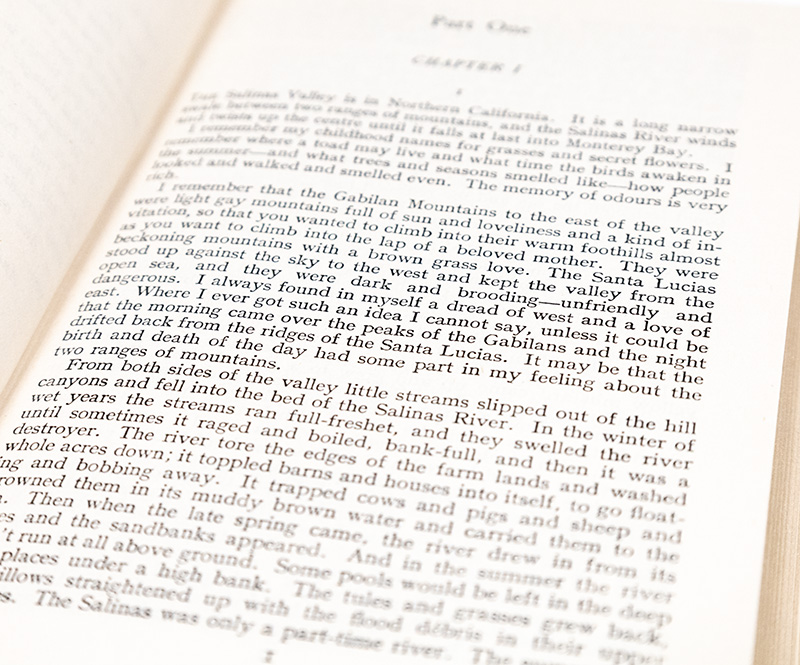 East of Eden.