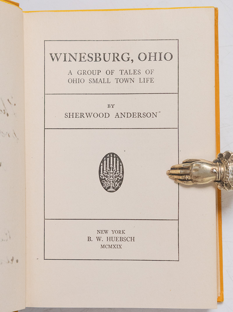 Winesburg, Ohio: A Group of Tales of Ohio Small Town Life. - Image 3