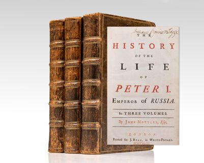 The History of the Life of Peter I. Emperor of Russia.