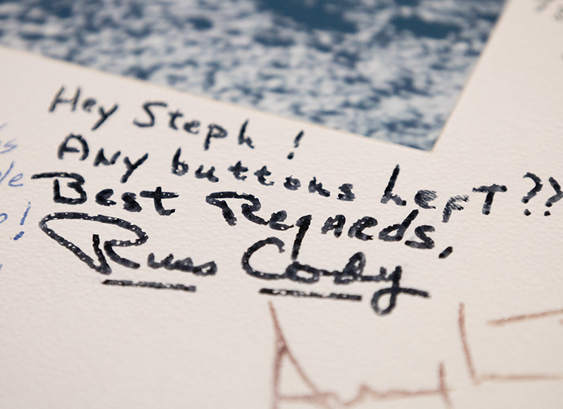 Charles Conrad, Richard Gordon, and Alan Bean Signed Apollo 12 Photograph.
